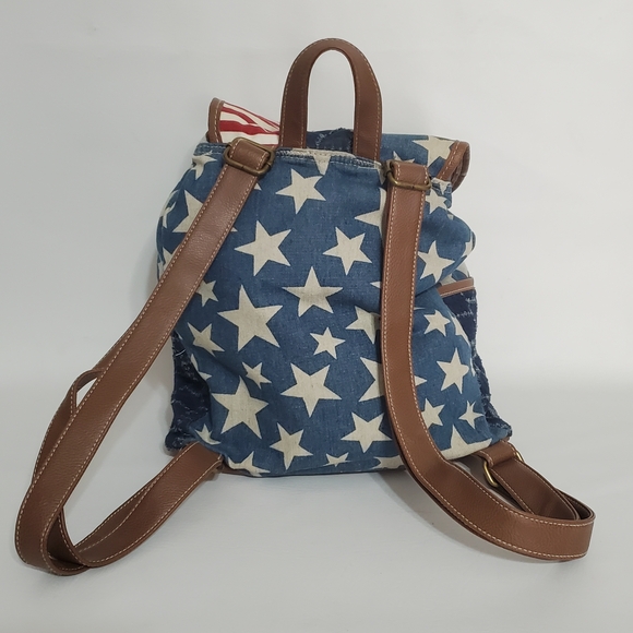 Union Bay Patriotic Flag Star and Stripe Mini Backpack - Picture 3 of 13